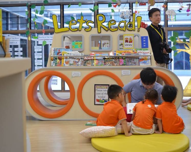 In-house kitchen, temperature scanners at My First Skool’s largest childcare centre