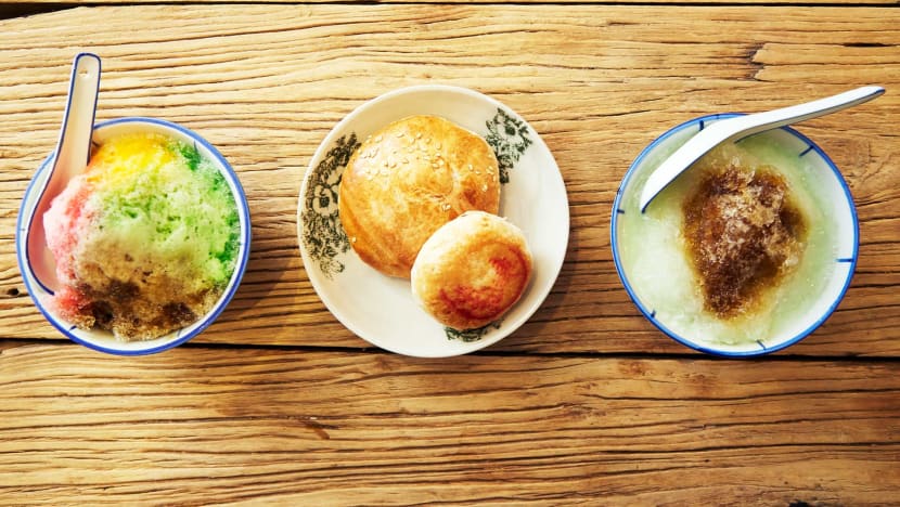 Old-School Desserts In a Hipster Cafe