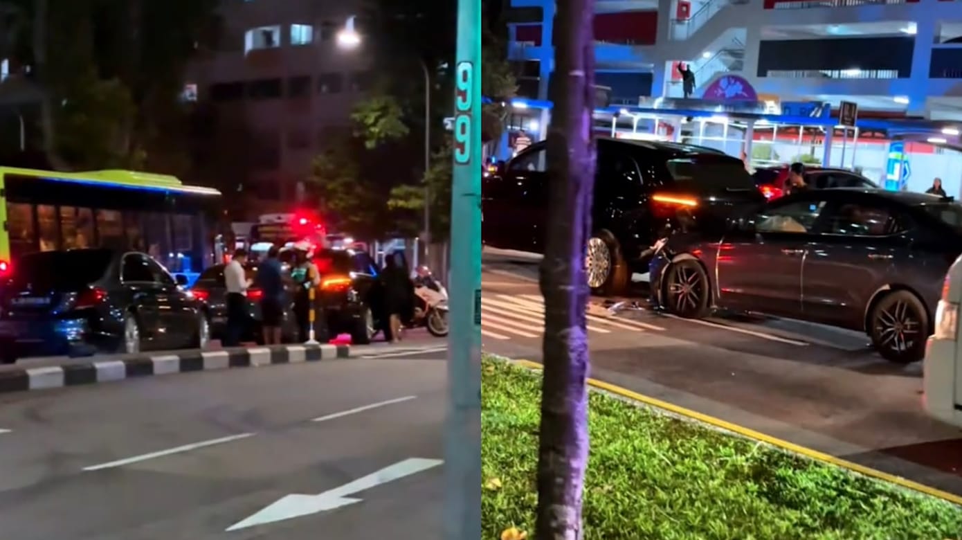 义顺环路两车追尾事故 一司机送院