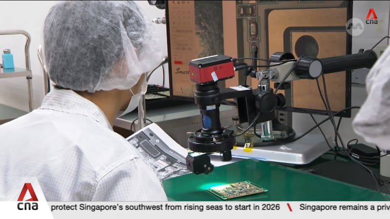 Singapore's March manufacturing output jumps 10.1% on-year, buoyed by electronics