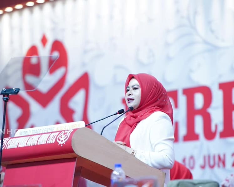 Joining Malaysia’s unity government is proof of party maturity, says UMNO women wing chief at general assembly