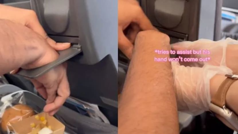 Insiden tangan penumpang warga SG tersekat dalam pemegang cawan pesawat SIA curi perhatian ramai