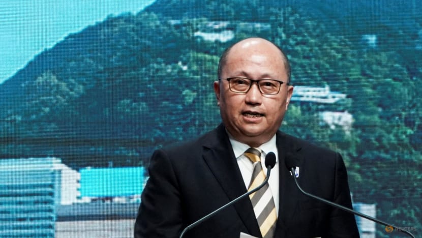 Hong Kong leader says sudden removal of China's top official in the city was 'normal'
