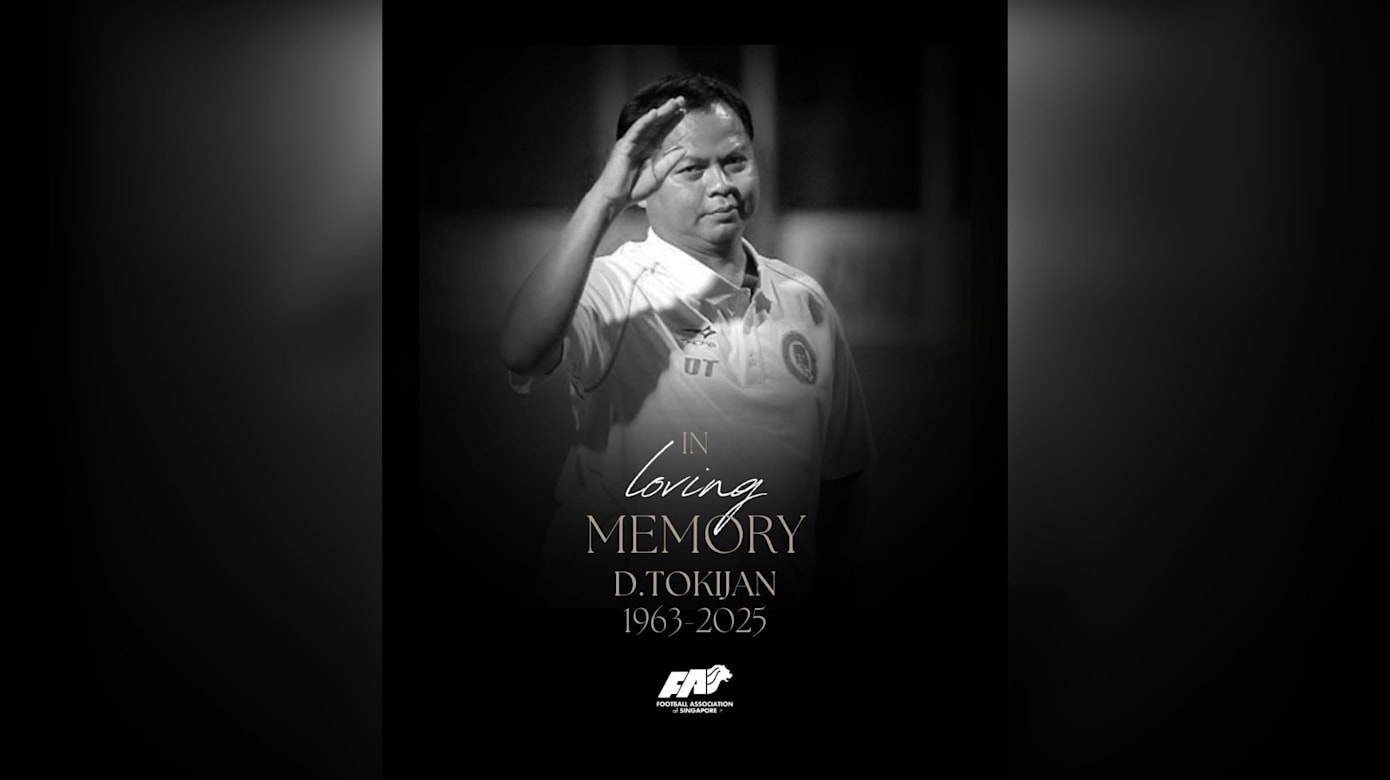 新加坡前国脚杜基赞逝世 享年62岁