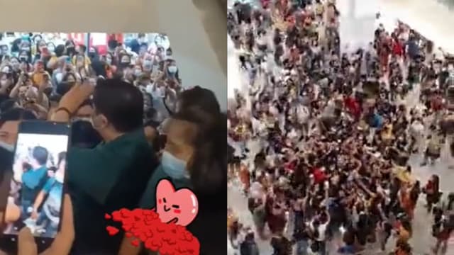 幸运商业中心现“追星潮”争睹菲律宾争议性参议员