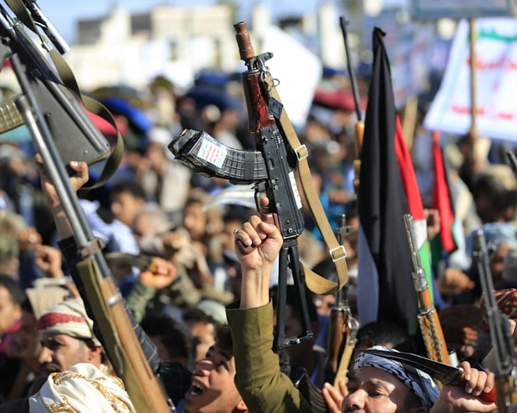 Trump threatens Houthis with 'major military punishment' Trump threatens Houthis with 'major military punishment'