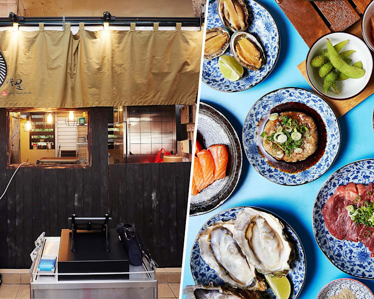 Salmon Sashimi, Oysters & Wagyu From $6.80 At Japanese BBQ Hawker Stall