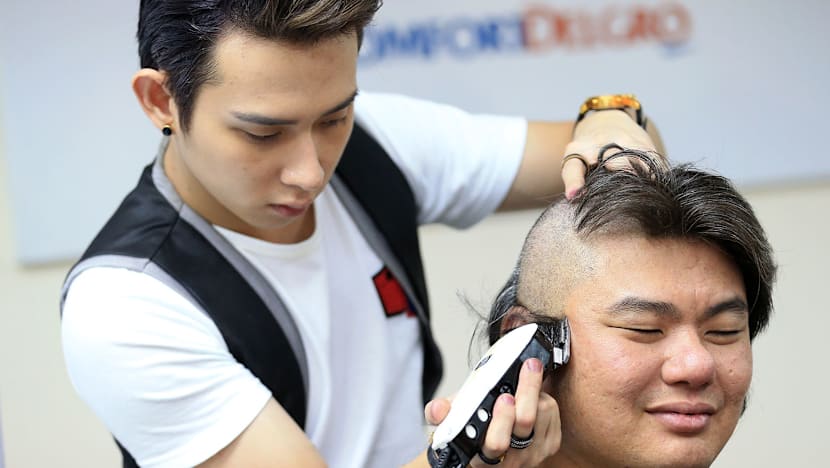 61 cabbies go bald in support for Hair for Hope