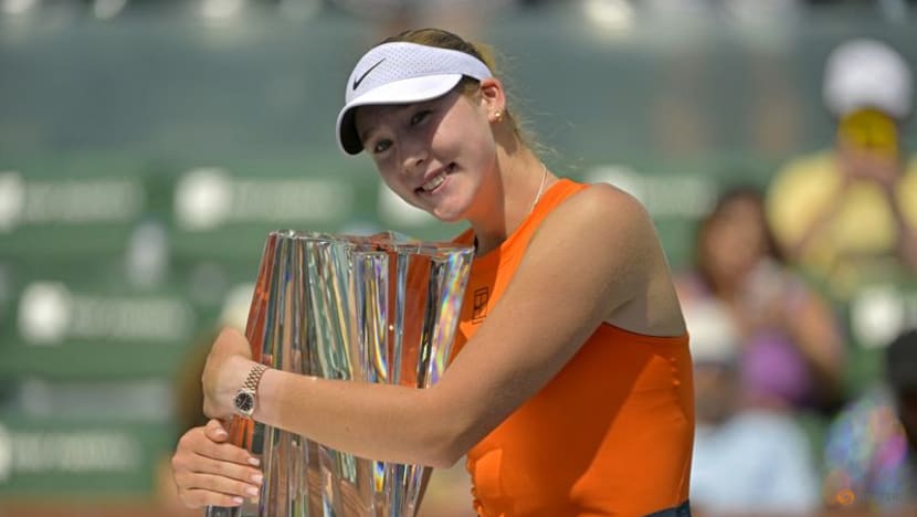 Russian teen Andreeva beats top seed Sabalenka to claim Indian Wells title Russian teen Andreeva beats top seed Sabalenka to claim Indian Wells title