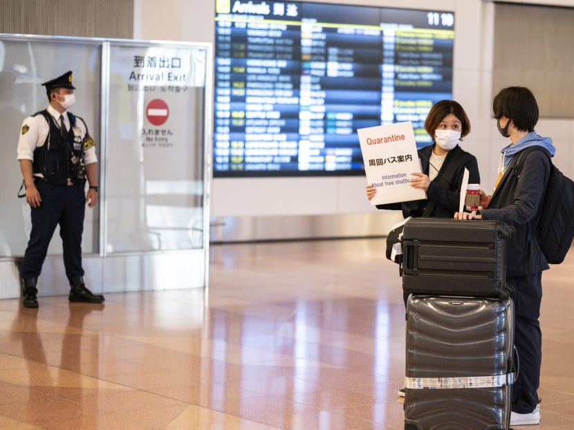 Japan had just eased border rules on Nov 8 to allow business visitors and students to enter the country.