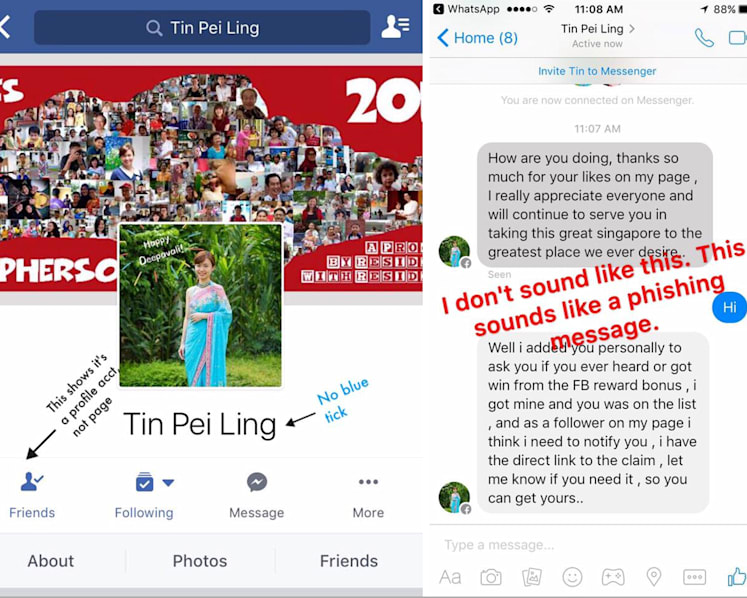 13 fake PAP  MP Facebook profiles created in phishing bid
