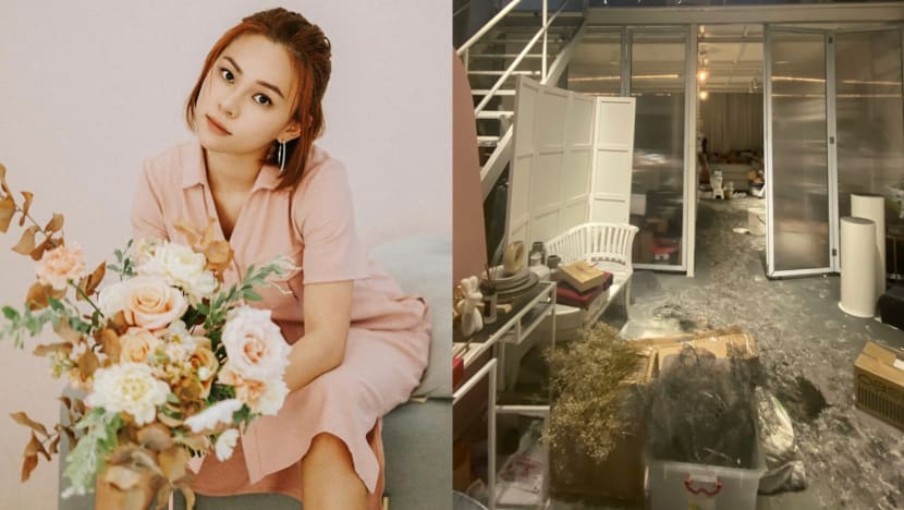 Kayly Loh’s Floral Studio Damaged By A Fire That Broke Out In The Same Building Last Night