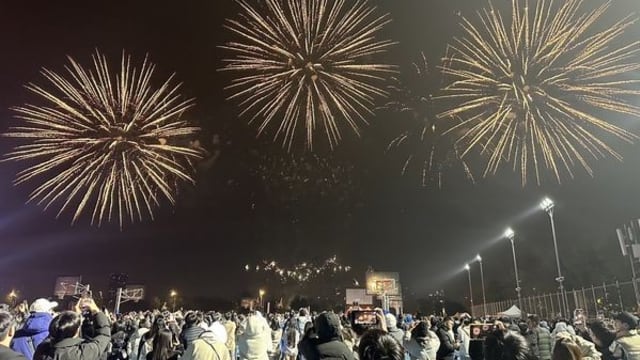 台中跨年烟火火焰掉落 六岁女童眼皮烫伤
