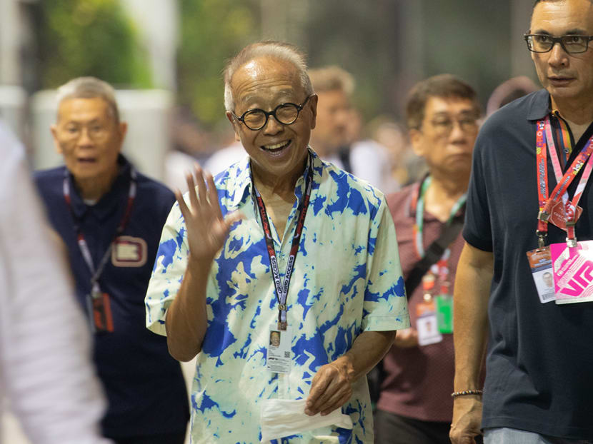 Businessman Ong Beng Seng seen at the Singapore Grand Prix on Sept 16, 2023.  