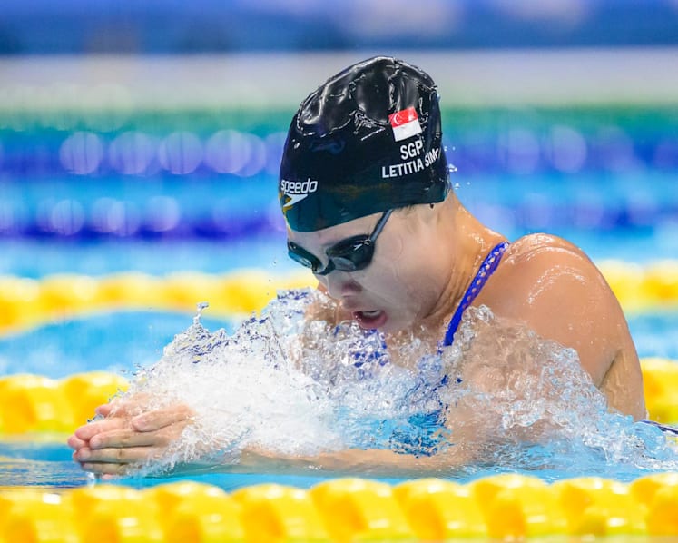 Singapore swimmer Letitia Sim sets new national record, meets Olympic qualification mark