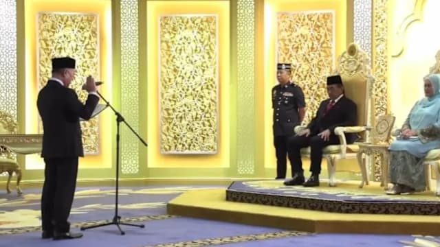 沙巴州新内阁正式宣誓就职 多数保留旧面孔