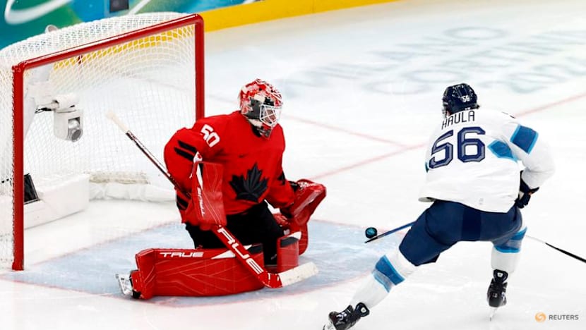 Ice hockey-Finns left feeling empty after falling short against Canada in men's semis
