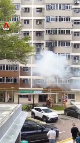 Two dead after fire breaks out in Bukit Merah flat