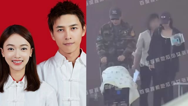 吴谨言一家三口首度同框，画面直冲微博热搜
