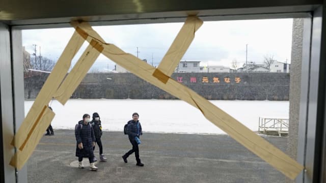 日本东北部强震后 多数学校今天复课