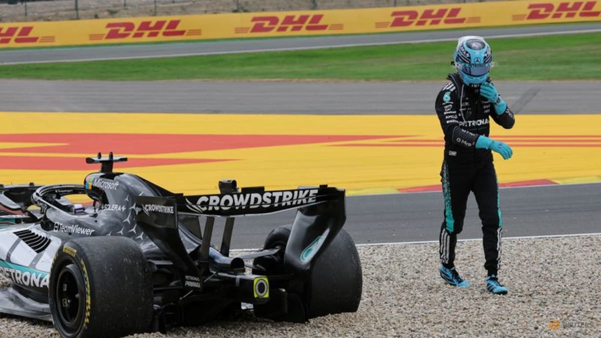 F1 title contender Russell out of Belgian GP