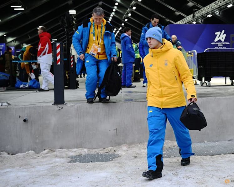 Skeleton-Ukraine's Heraskevych disqualified over helmet controversy