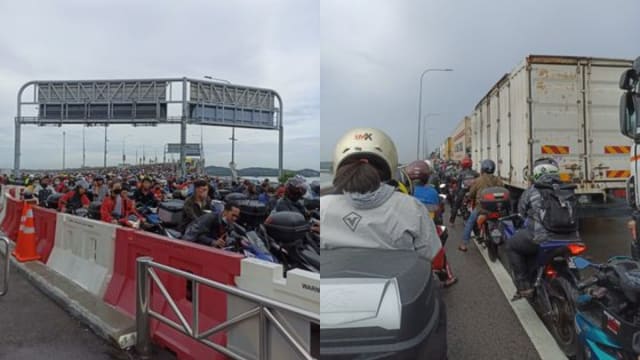 第二通道周一晨大堵车 移民局否认系统故障所致