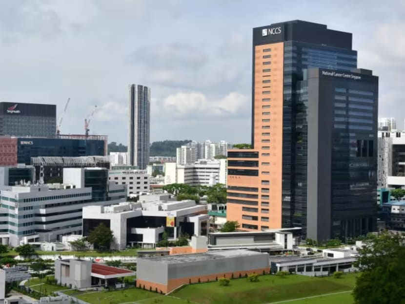 The new National Cancer Centre Singapore building has increased clinic capacity as well as a dedicated space for research