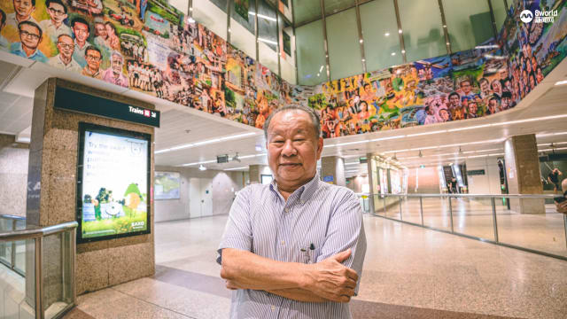 本地最长手绘壁画丹戎巴葛地铁站展出 叙述我国历史