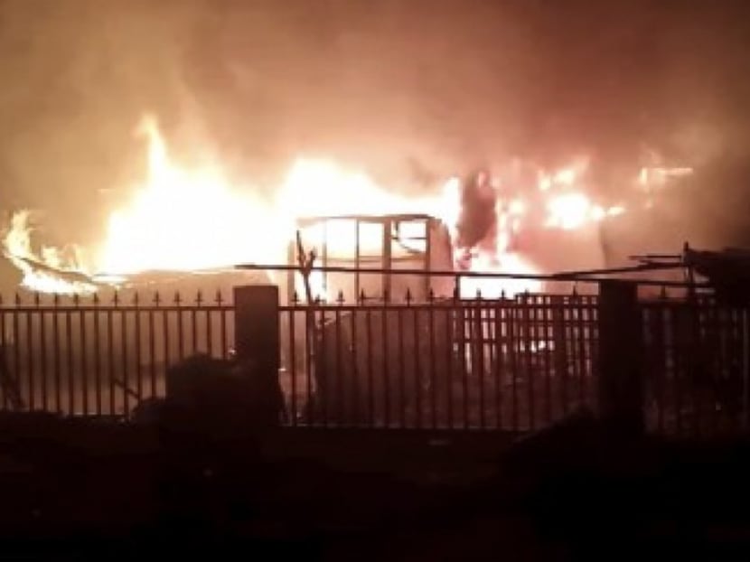 Police in Yulin city, Shaanxi, say a 69-year-old man has admitted to starting a fire at his home that killed his 35-year-old wife, who could not walk or talk as a result of polio.