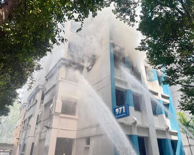 Three dead after fire breaks out in Hougang flat