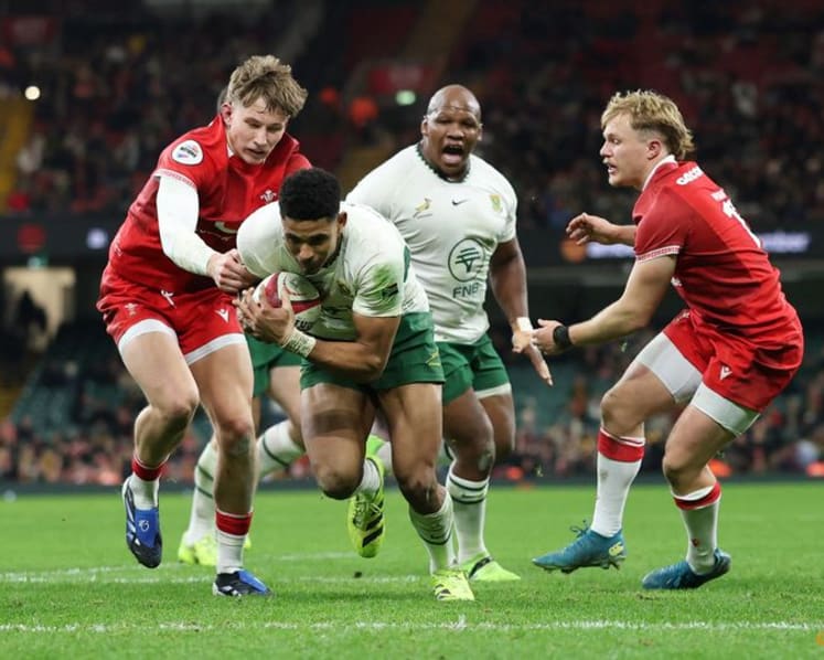 South Africa flyhalf Feinberg-Mngomezulu set for spell on sidelines