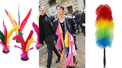 Wang Yibo’s Loewe Outfit At Paris Fashion Week Compared To Feather Duster, Capteh