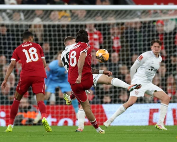 Liverpool make hard work of 4-1 win over Barnsley after Szoboszlai mistake