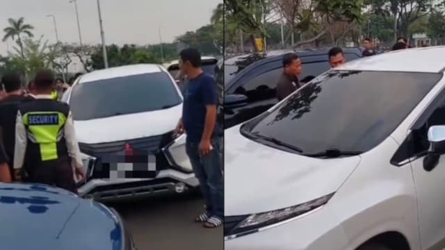 印尼老妇疑被家人留车内险窒息 路人砸窗救人
