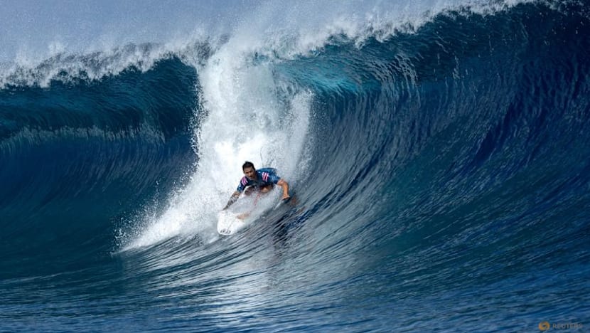 Surfing-Hawaii's Moniz, Canada's Brooks win tube shoot-out in Tahiti
