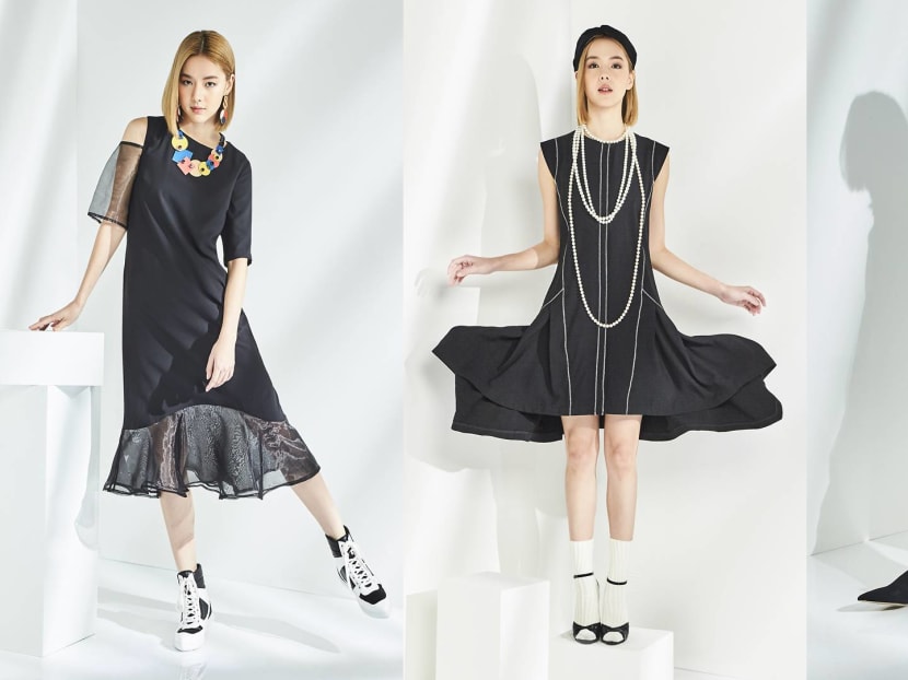 How do you make nine black dresses designed by Raffles Design Institute fashion students look like a million bucks? Get model-turned-actress Jasmine Sim to OOTD the heck out them.