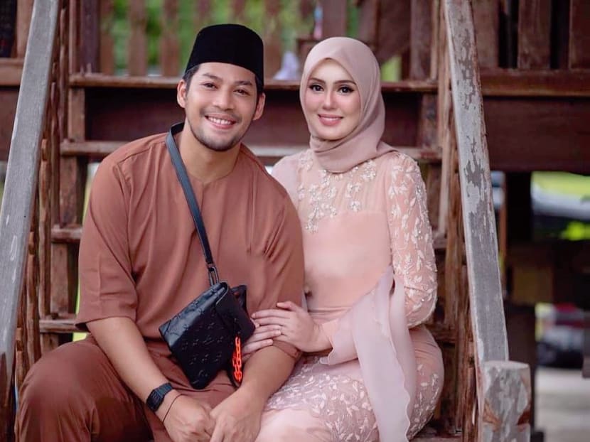 Malaysian actors Kamal Adli (left) and Uqasha Senrose. 