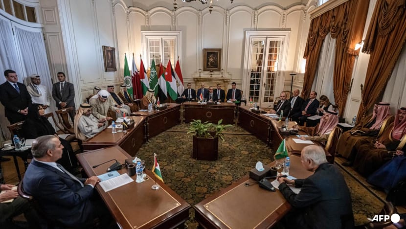 Arab foreign ministers reject Trump call for transfer of Palestinians Arab foreign ministers reject Trump call for transfer of Palestinians