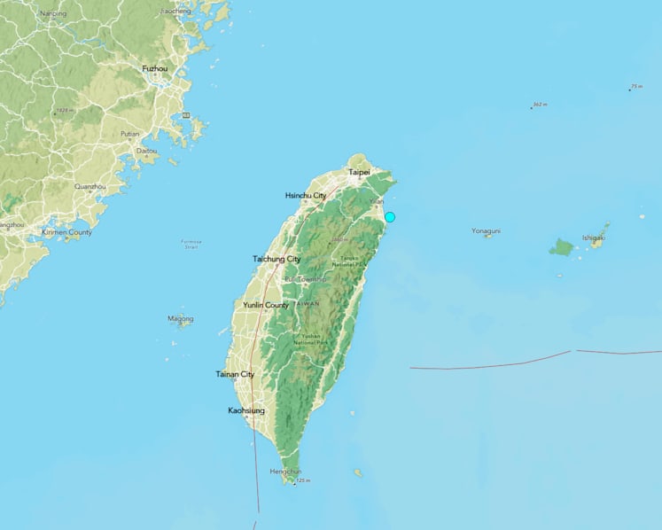 Taiwan rattled by 5.6 magnitude quake, no reports of damage