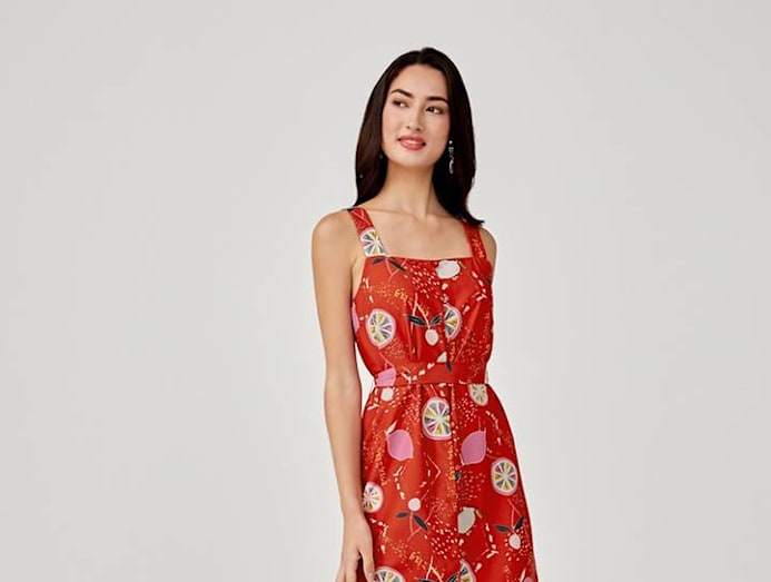 love bonito red dress Selyn Tie Shoulder Bodycon Mini Dress