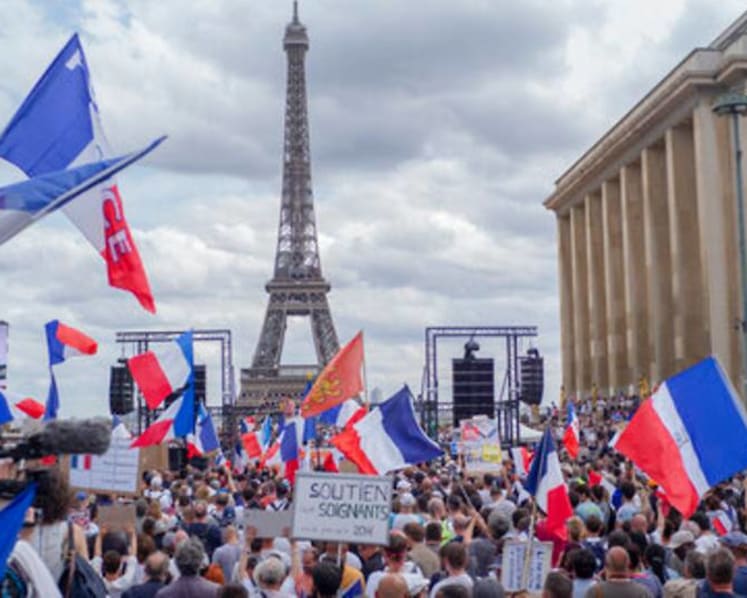 COVID-19: Macron calls for unity after anti-vaccine protests in France