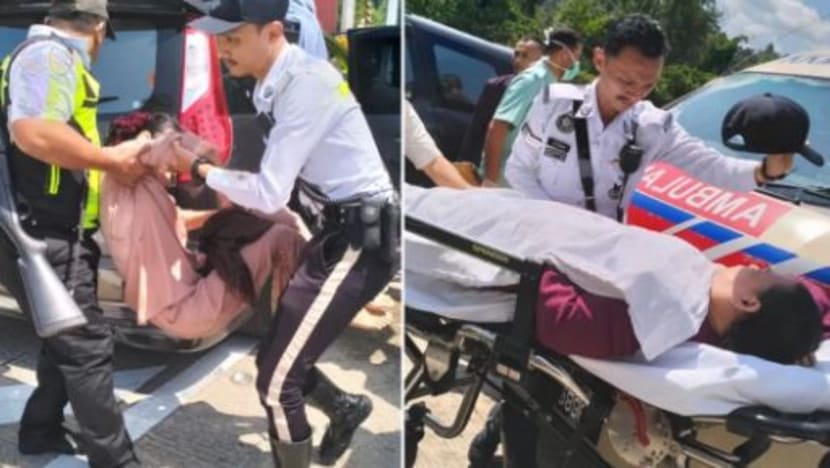 Empat sekeluarga pengsan dalam kereta akibat kekurangan oksigen Empat sekeluarga pengsan dalam kereta akibat kekurangan oksigen