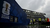 Lightning, downpour, a two-hour delay: Bad weather hits the World Cup