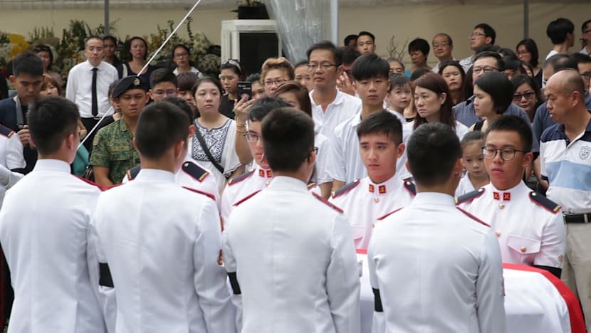 Solemn military send off for 3SG Gavin Chan, NSF killed during Ex Wallaby