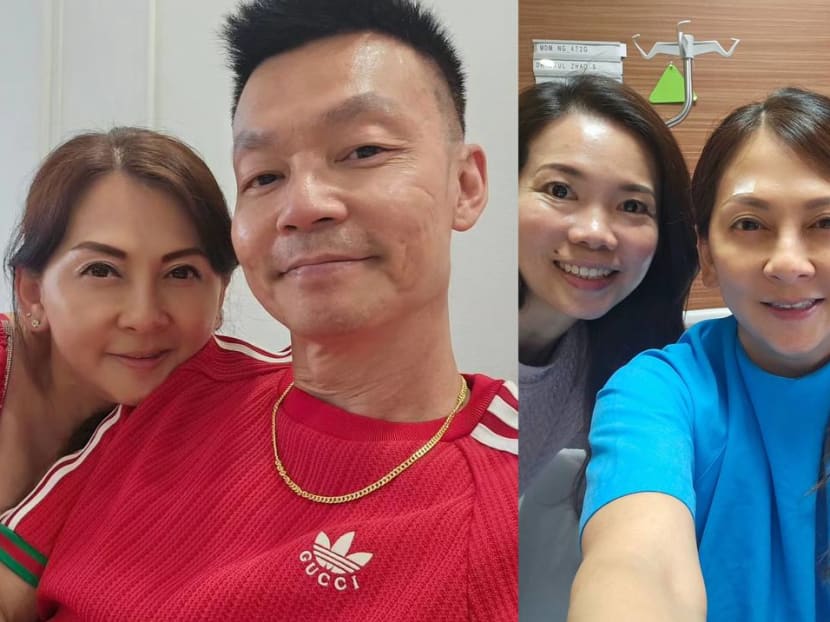 Mark Lee's wife had cornea surgery after she was hit in the right eye by a ball