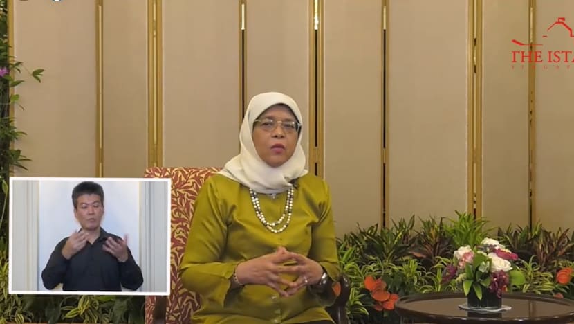 Pekerja tidak lagi bersedia gadai kehidupan untuk kerja, kata Presiden Halimah Pekerja tidak lagi bersedia gadai kehidupan untuk kerja, kata Presiden Halimah