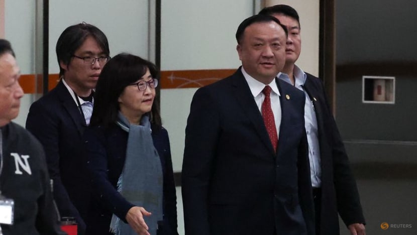 Chinese officials arrive in Taipei for rare visit Chinese officials arrive in Taipei for rare visit