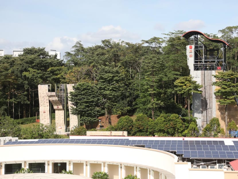 The rope course was held at the SAFRA Adventure Sports Centre in Yishun on Feb 3, 2021.