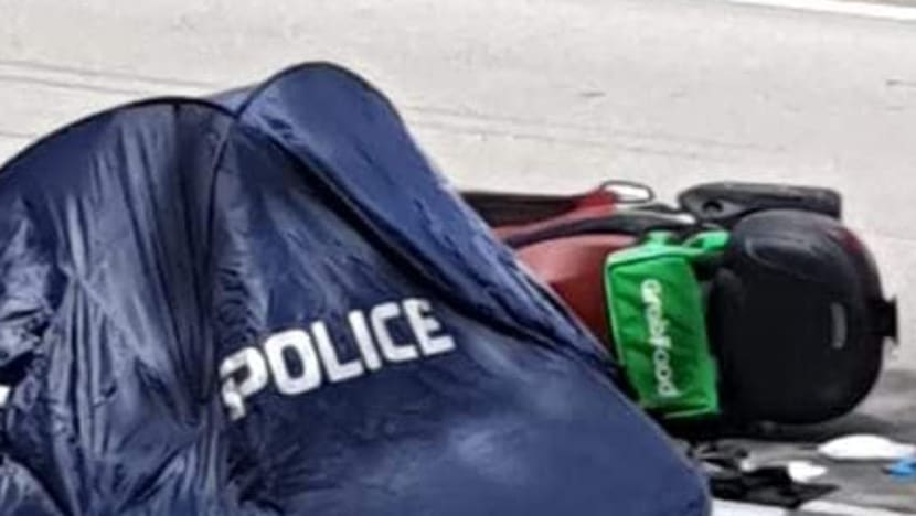 GrabFood delivery rider killed on the road along Gambas Avenue in Sembawang
